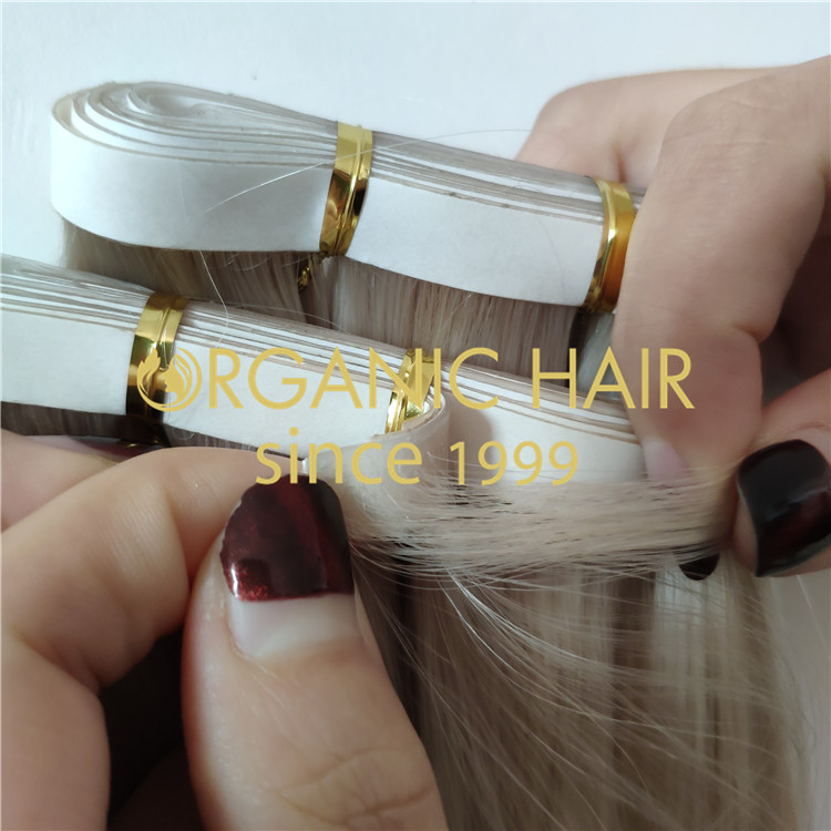   Organic PU skin weft extensions  H212